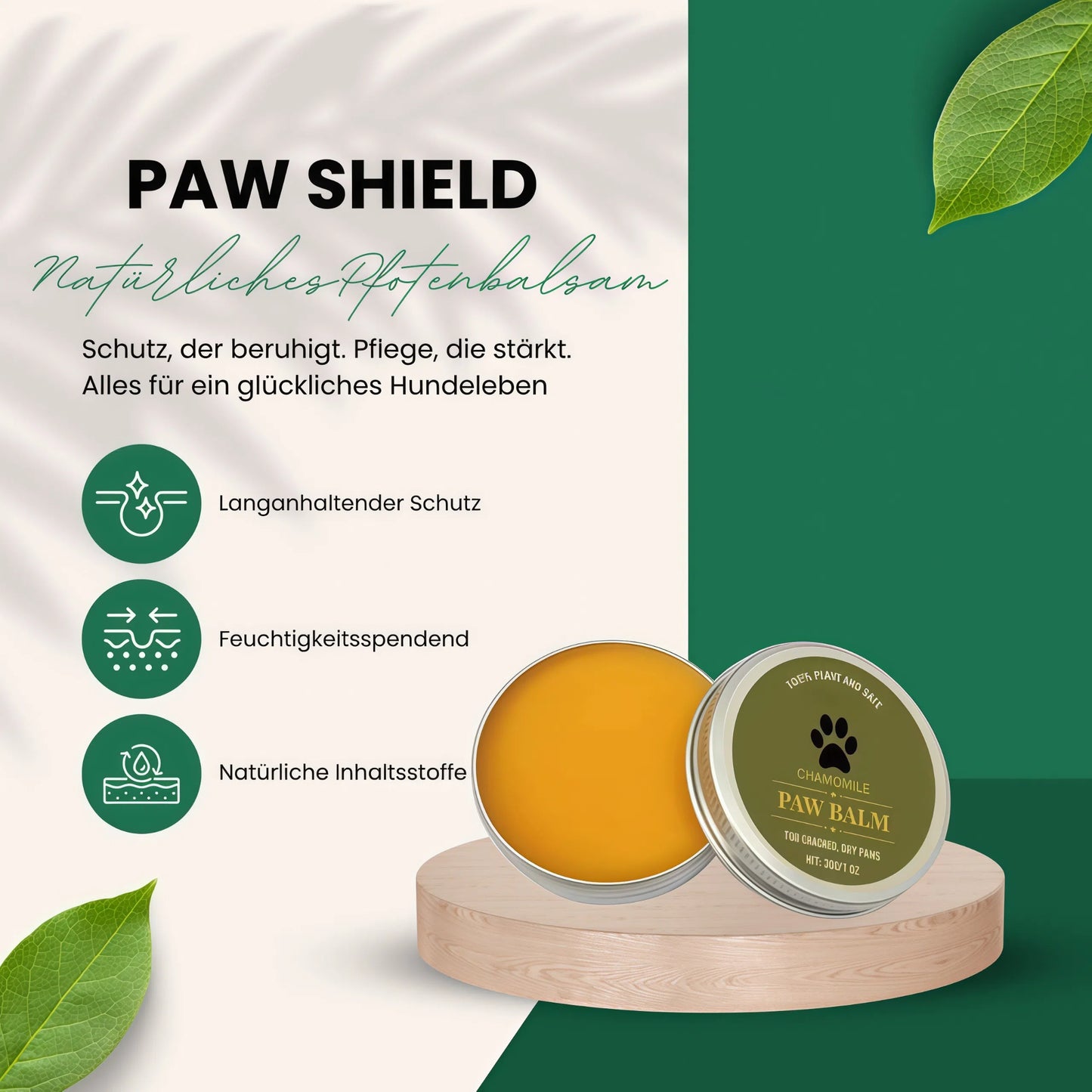 Natürliches Pfotenbalsam - Paw Shield